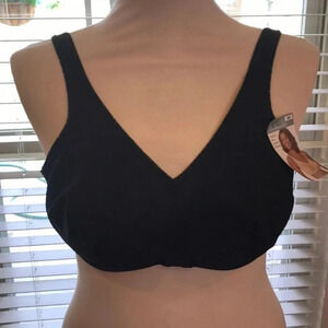 Underscore Black Lace Comfort Wirefree Bra